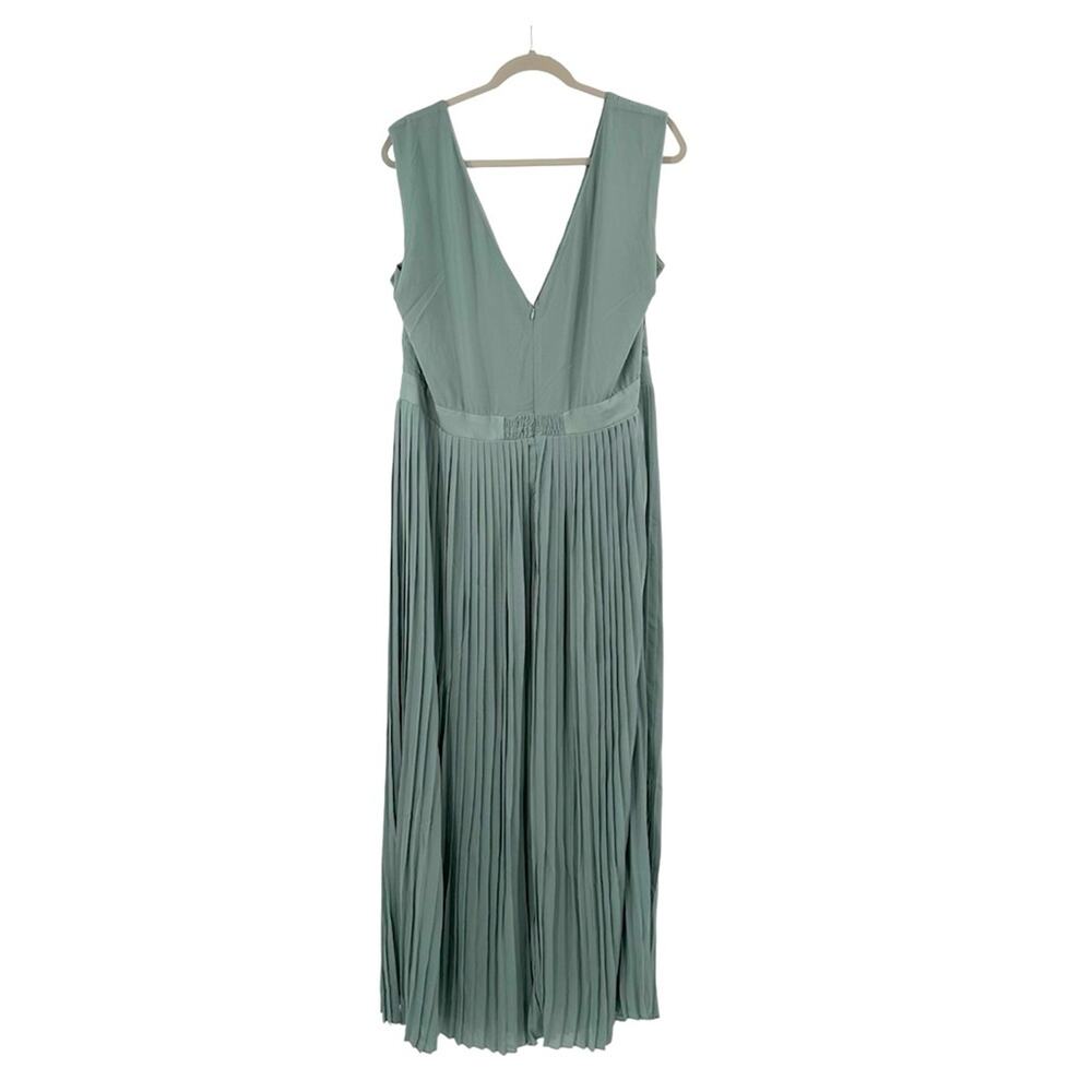 ASOS TFNC Calida Maxi Dress in sage Size US 18 - Picture 9 of 11